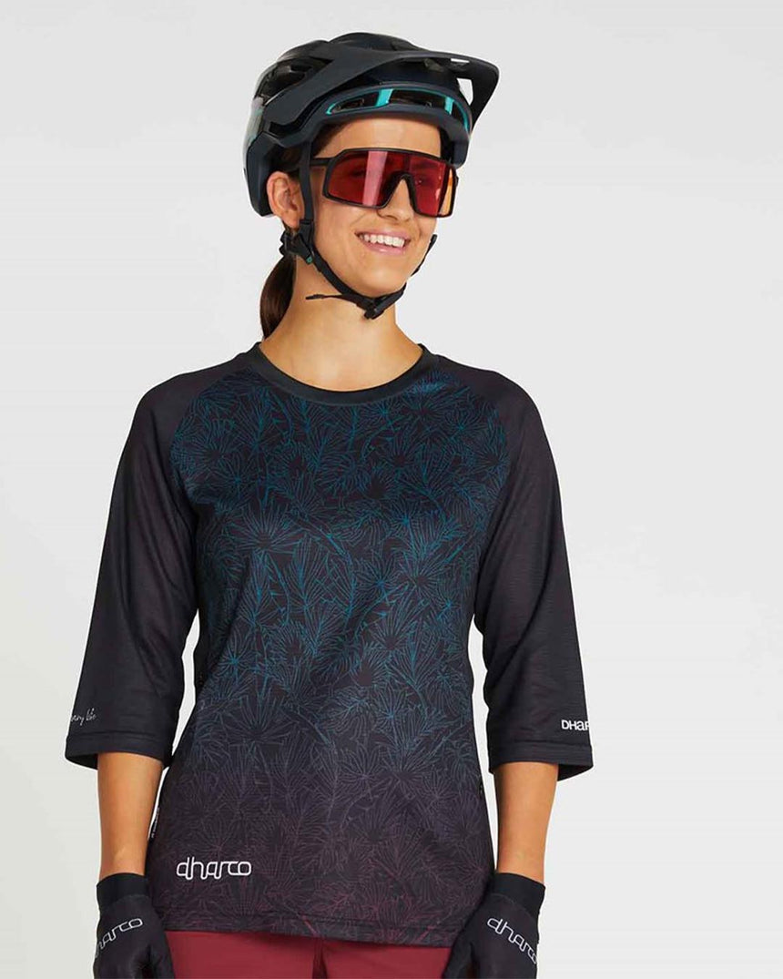Womens 3/4 Sleeve Jersey | Tropical Fade | 3/4 Sleeves | WOMENS TOPS | DHaRCO | Image 1 of 2