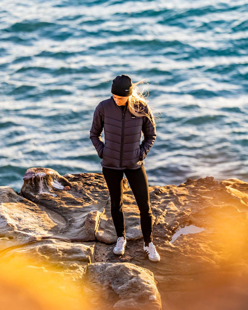 Womens Roam Puffer Jacket | Black | Puffer Jacket | WOMENS TOPS | DHaRCO | Image 6 of 8