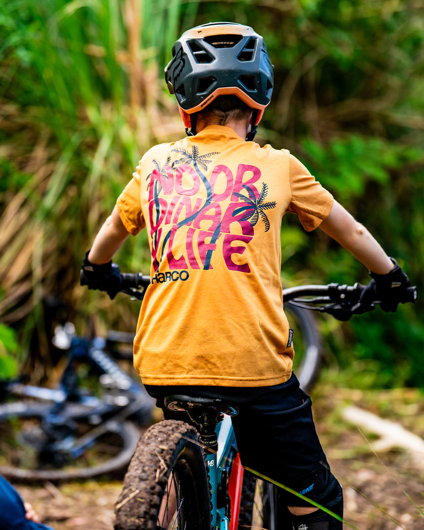 Youth Short Sleeve Tech Tee | Golden | Short Sleeves | YOUTH TOPS | DHaRCO | Image 8 of 8