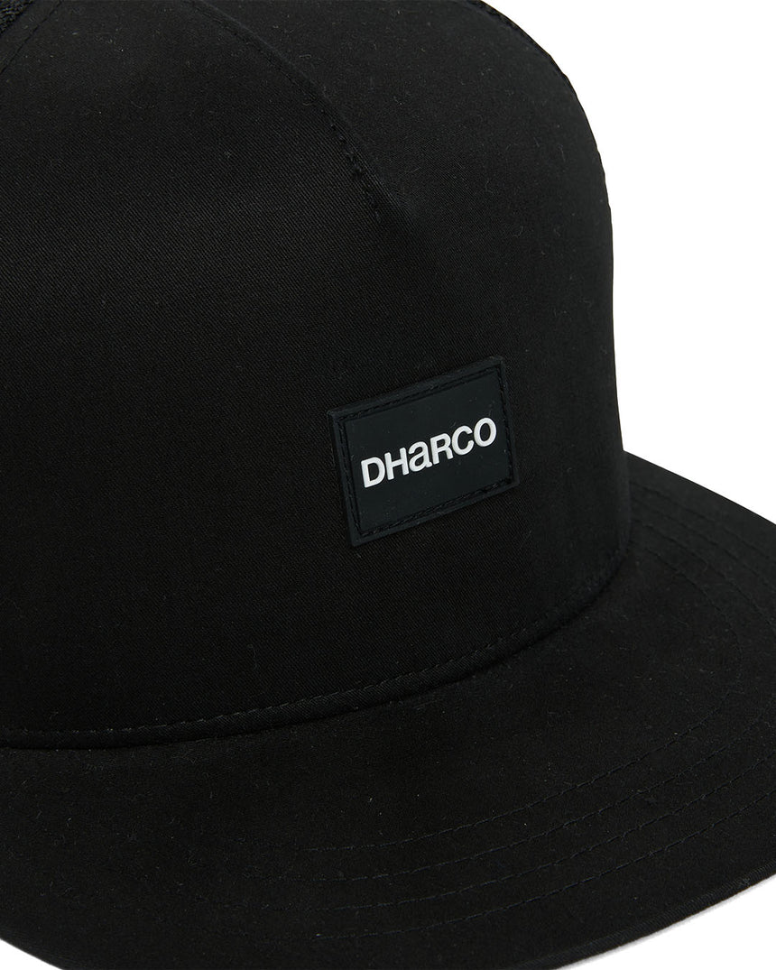 Flat Brim Trucker | Midnight | Caps | UNISEX ACCESSORIES | DHaRCO | Image 3 of 3