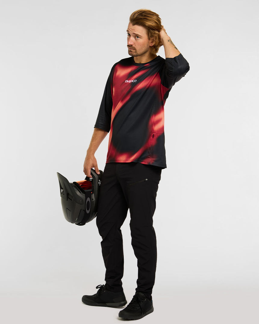 Mens 3/4 Sleeve Jersey | Infrared | 3/4 Sleeves | MENS TOPS | DHaRCO | Image 4 of 8