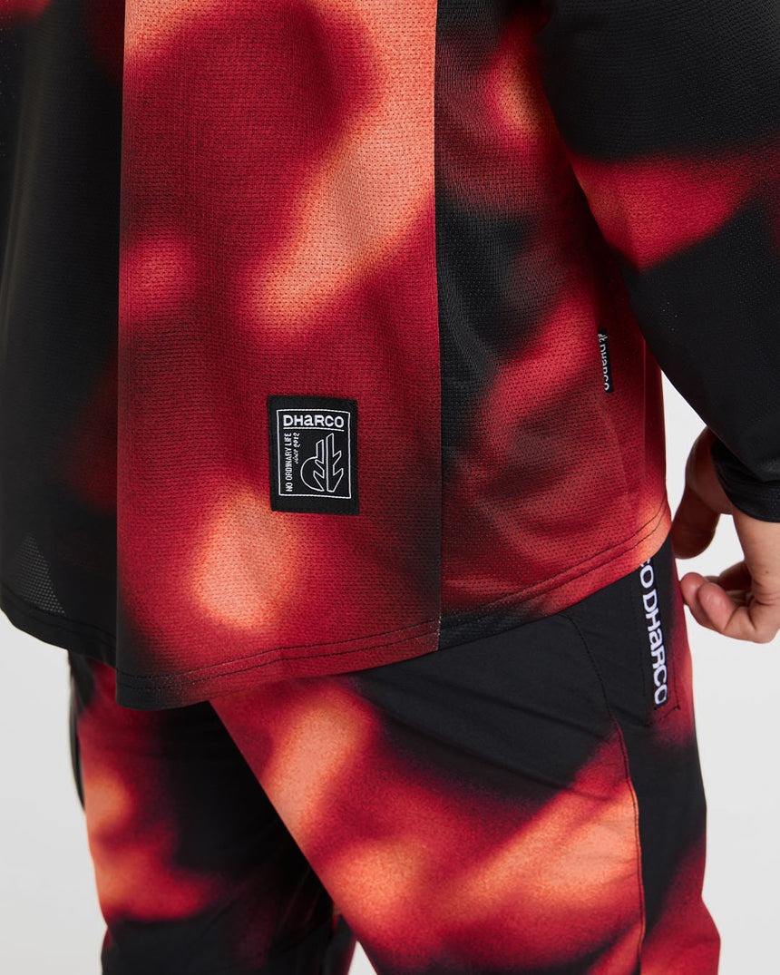 Mens Race Jersey | Infrared | Long Sleeves | MENS TOPS | DHaRCO | Image 4 of 7