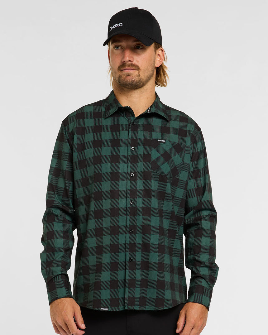 Mens Tech Long Sleeve Shirt | Gus | Long Sleeves | MENS TOPS | DHaRCO | Image 1 of 6