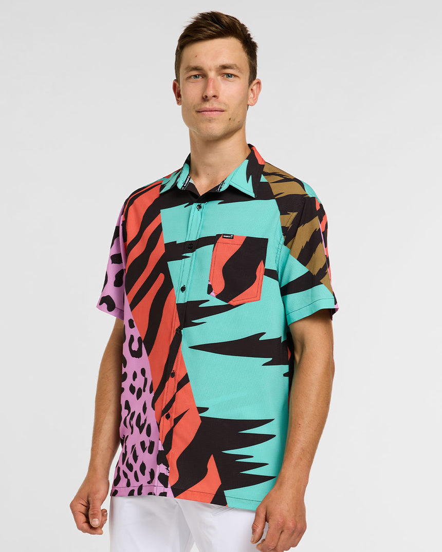 Mens Tech Party Shirt | Jinx | Short Sleeves | MENS TOPS | DHaRCO | Image 1 of 8