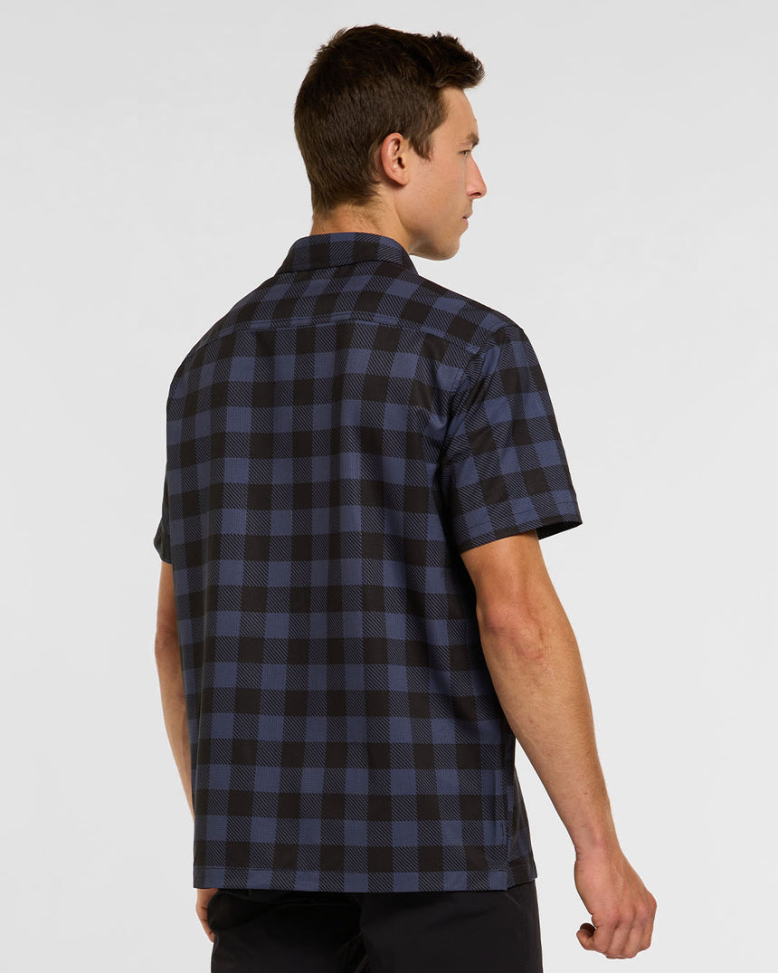 Mens Tech Party Shirt | Jet | Short Sleeves | MENS TOPS | DHaRCO | Image 2 of 6