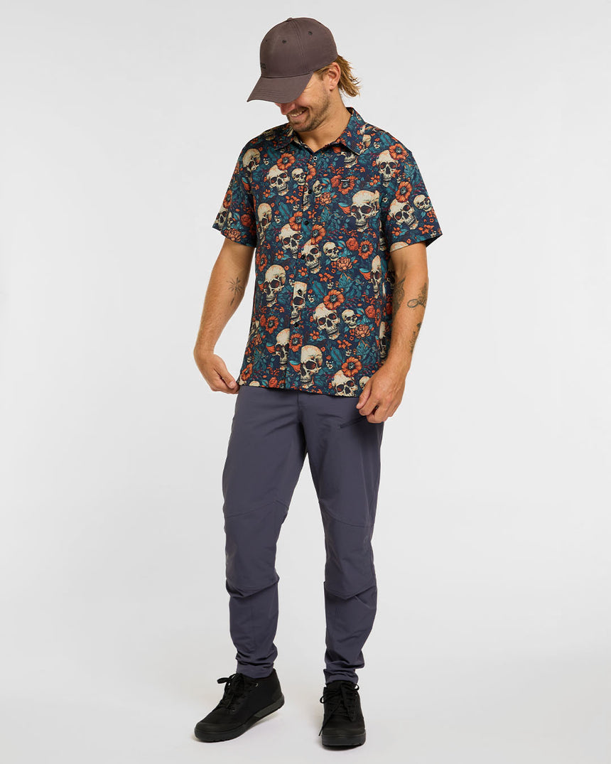 Mens Tech Party Shirt | Skullduggery | Short Sleeves | MENS TOPS | DHaRCO | Image 3 of 6