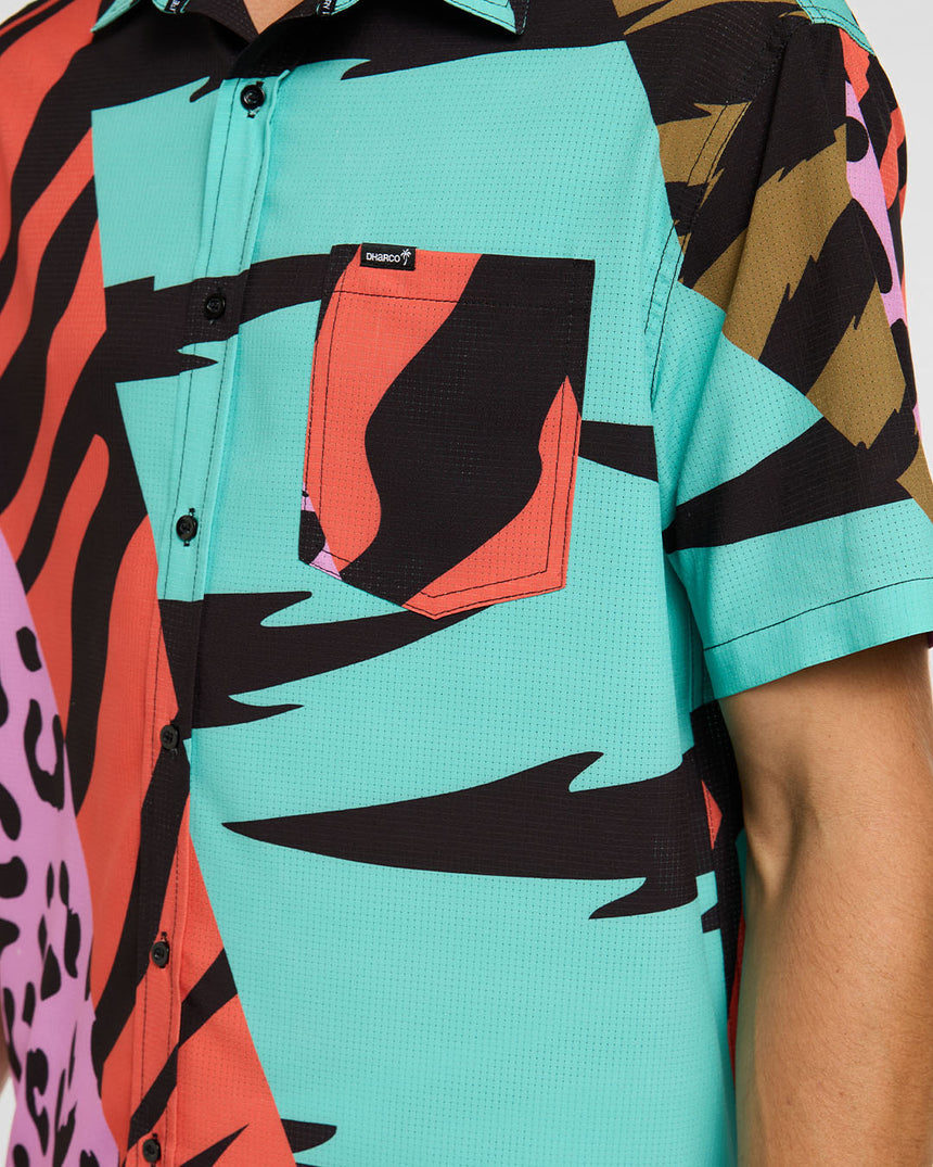 Mens Tech Party Shirt | Jinx | Short Sleeves | MENS TOPS | DHaRCO | Image 6 of 8