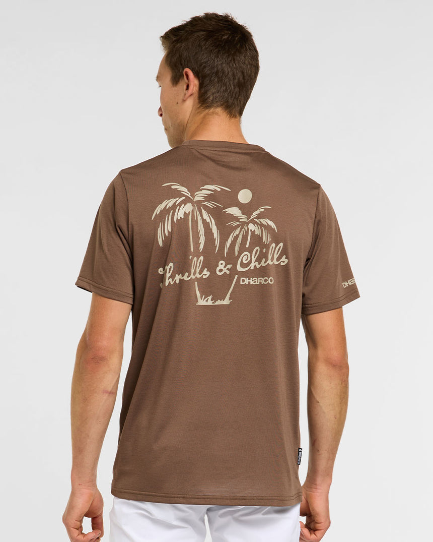 Mens Tech Tee | Husk | Short Sleeves | MENS TOPS | DHaRCO | Image 2 of 6