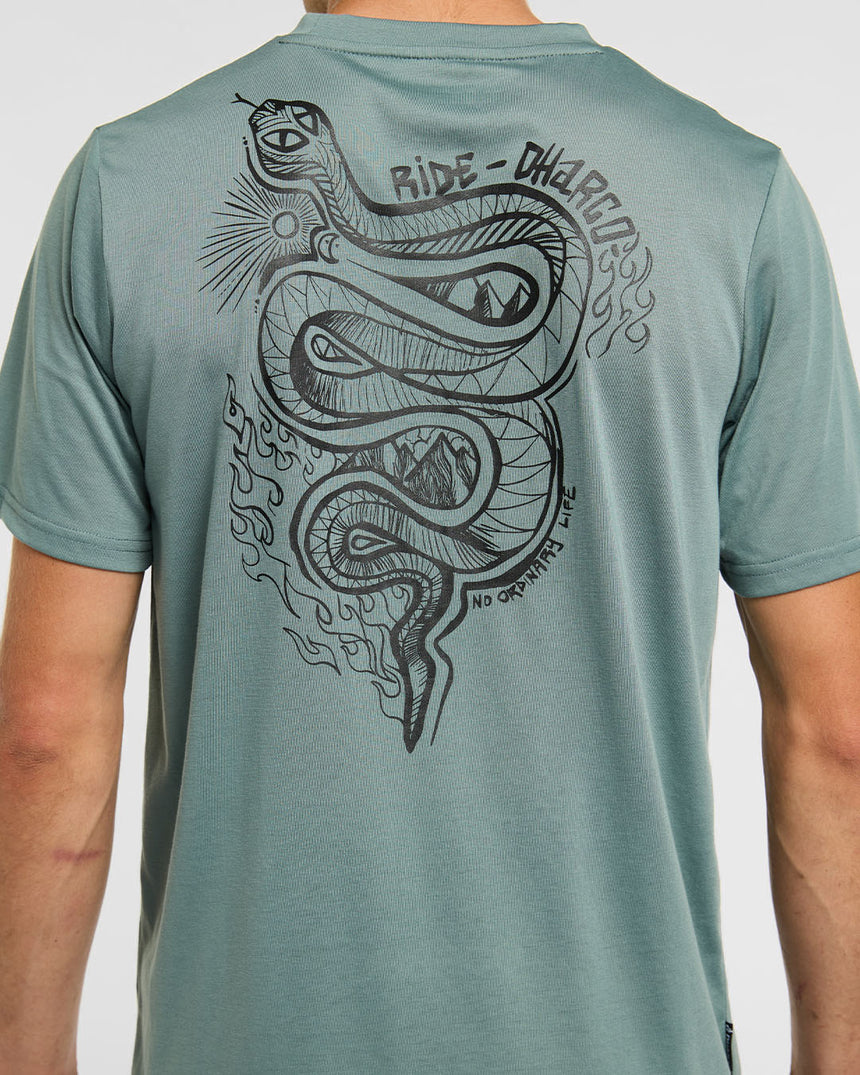 Mens Tech Tee | Envy | Short Sleeves | MENS TOPS | DHaRCO | Image 5 of 6