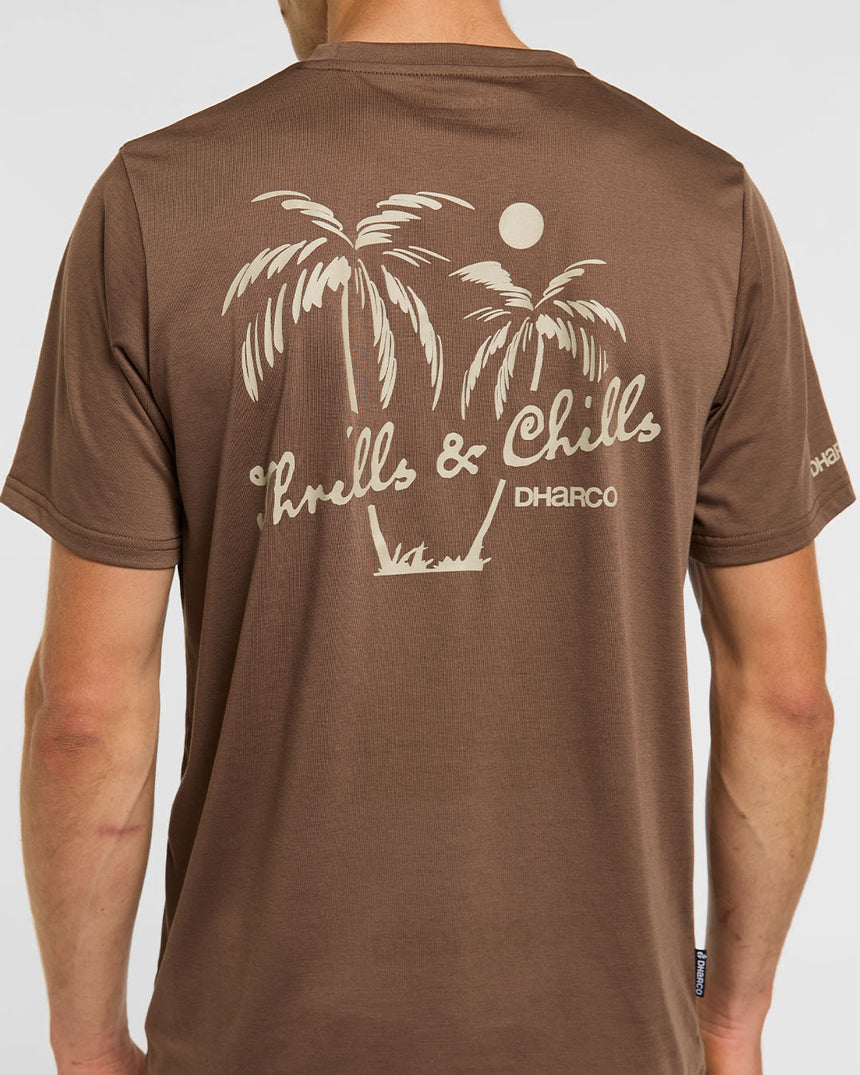Mens Tech Tee | Husk | Short Sleeves | MENS TOPS | DHaRCO | Image 5 of 6