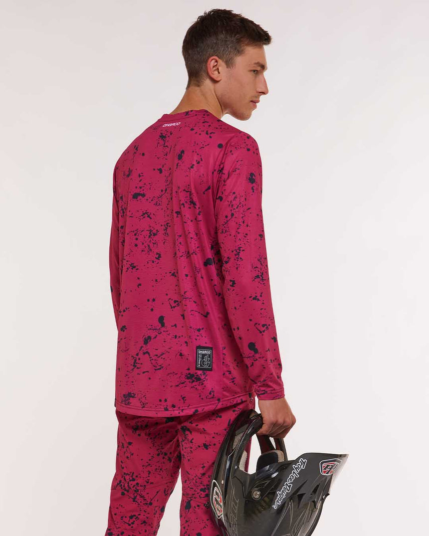 Mens Race Jersey | Chili Peppers | Long Sleeves | MENS TOPS | DHaRCO | Image 5 of 8