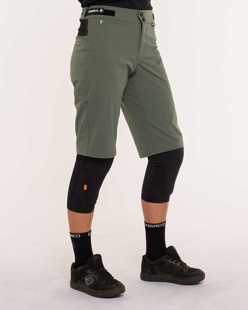 Womens Gravity Shorts | Gorilla Green | Gravity Shorts | WOMENS BOTTOMS | DHaRCO | Image 2 of 6