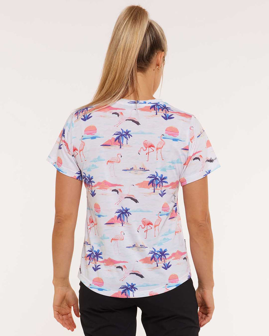 Womens Short Sleeve Tech Tee | Jessie | Short Sleeves | WOMENS TOPS | DHaRCO | Image 3 of 7