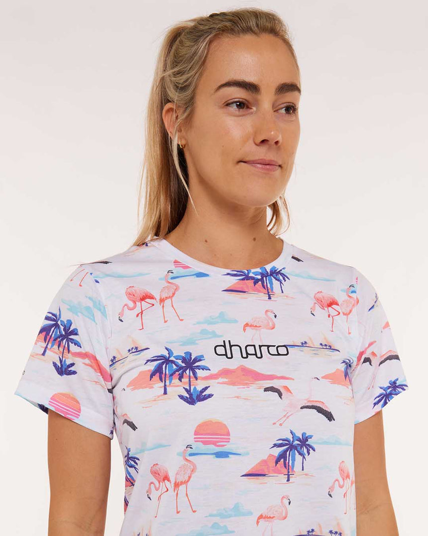 Womens Short Sleeve Tech Tee | Jessie | Short Sleeves | WOMENS TOPS | DHaRCO | Image 5 of 7