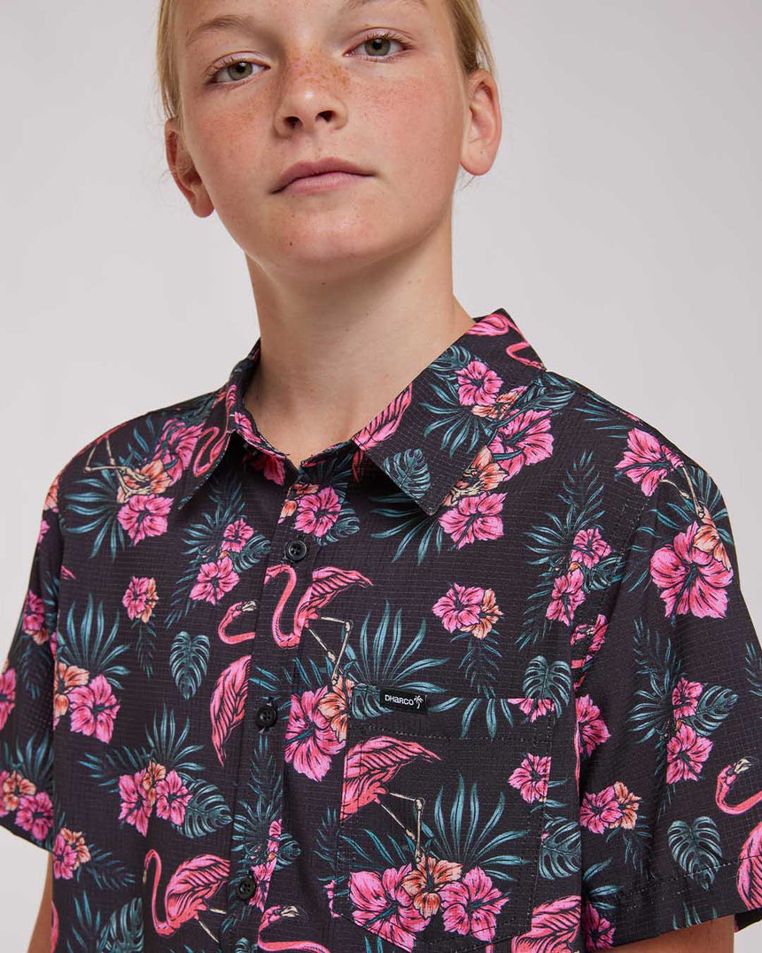 Youth Tech Party Shirt | Parker | Short Sleeves | YOUTH TOPS | DHaRCO | Image 5 of 6