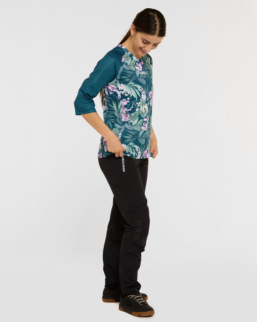 Womens 3/4 Sleeve Jersey | Wild Orchid | 3/4 Sleeves | WOMENS TOPS | DHaRCO | Image 4 of 8