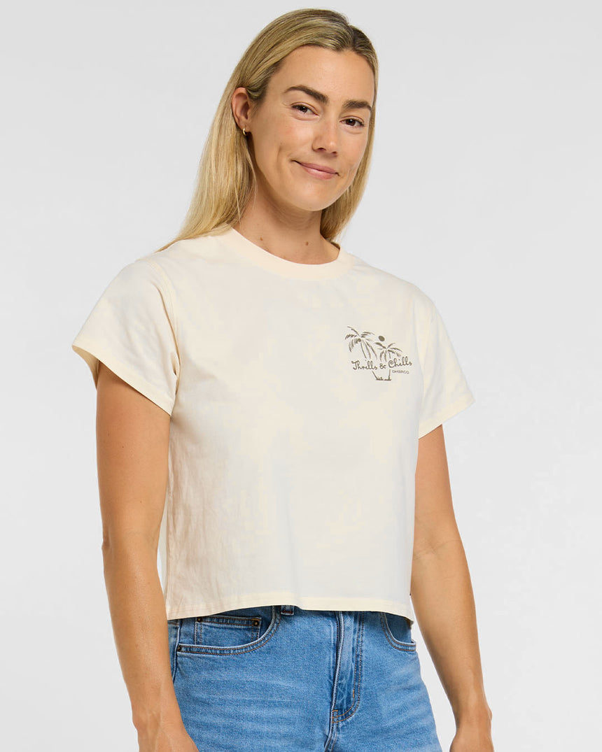 Womens Cotton Crop | Horizon | Short Sleeves | WOMENS TOPS | DHaRCO | Image 4 of 8
