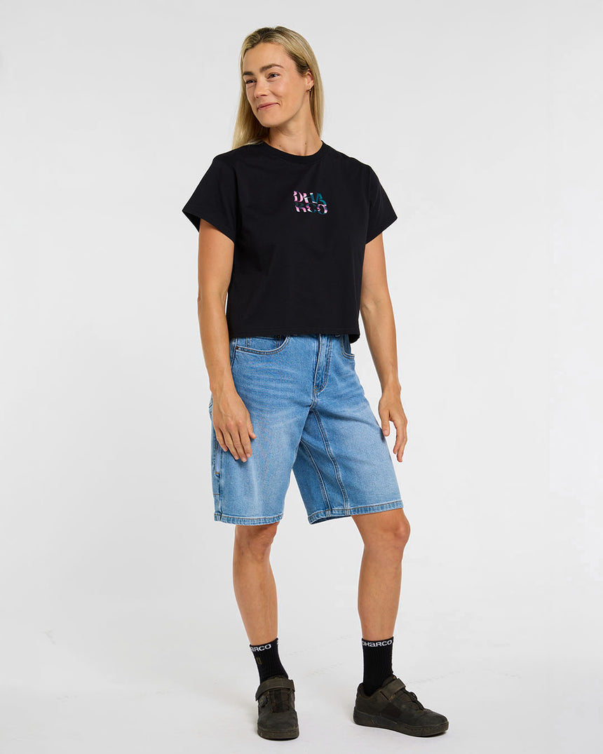 Womens Cotton Crop | Aurora | Short Sleeves | WOMENS TOPS | DHaRCO | Image 5 of 6