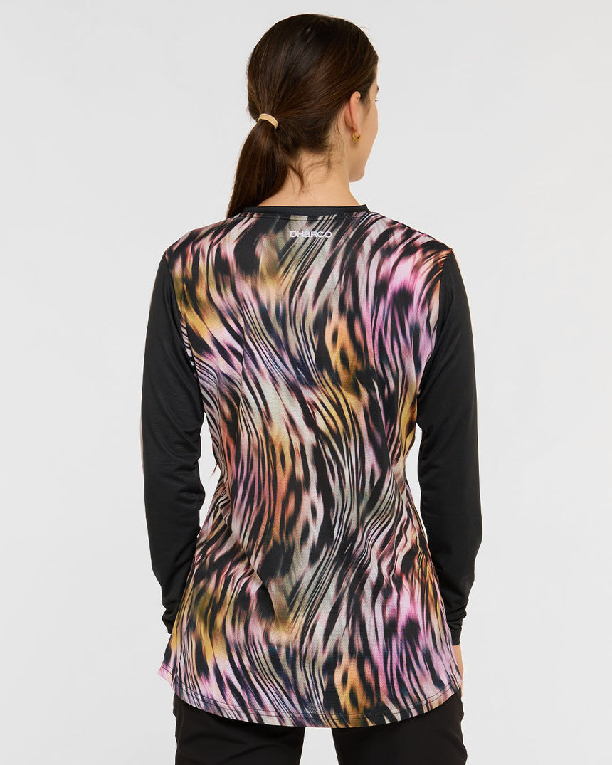 Womens Race Jersey | Acid Safari | Long Sleeves | WOMENS TOPS | DHaRCO | Image 2 of 8