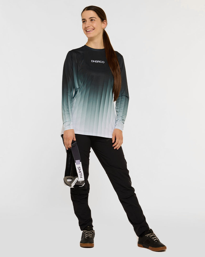 Womens Race Jersey | Midnight Prism | Long Sleeves | WOMENS TOPS | DHaRCO | Image 4 of 6