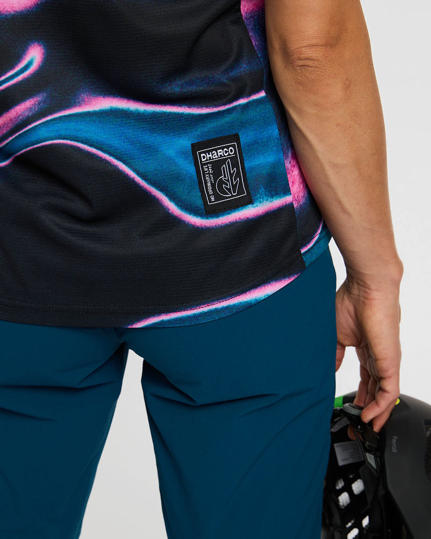 Womens Short Sleeve Jersey | Aurora | Short Sleeves | WOMENS TOPS | DHaRCO | Image 6 of 7