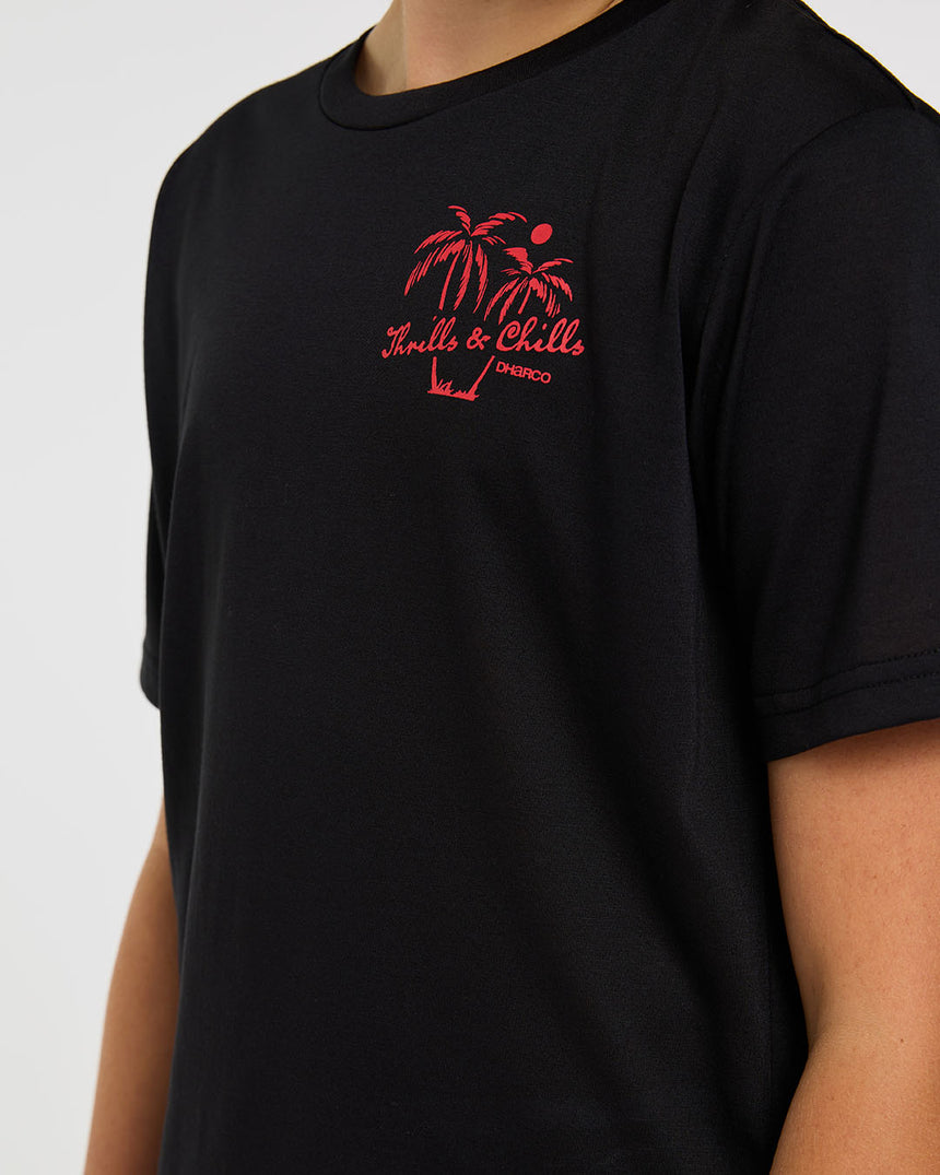 Youth Tech Tee | Onyx | Short Sleeves | YOUTH TOPS | DHaRCO | Image 6 of 8