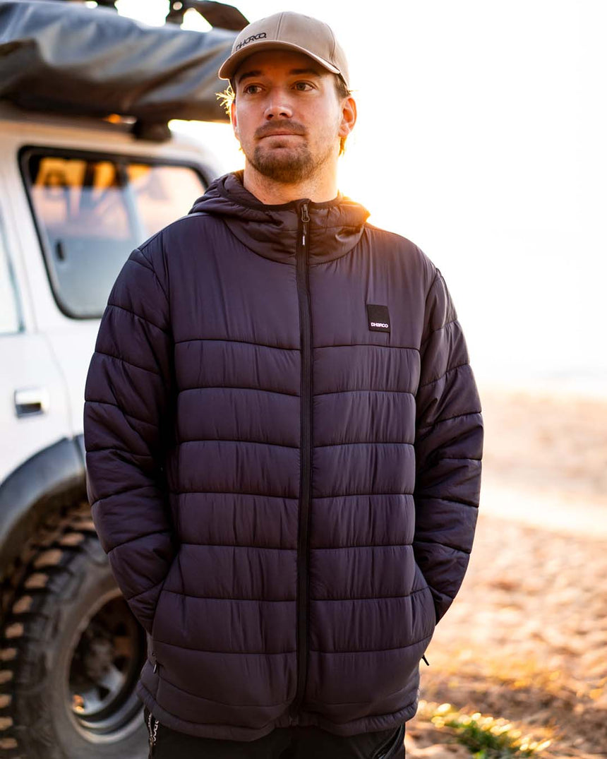 Mens Roam Puffer Jacket | Black | Puffer Jacket | MENS TOPS | DHaRCO | Image 7 of 10