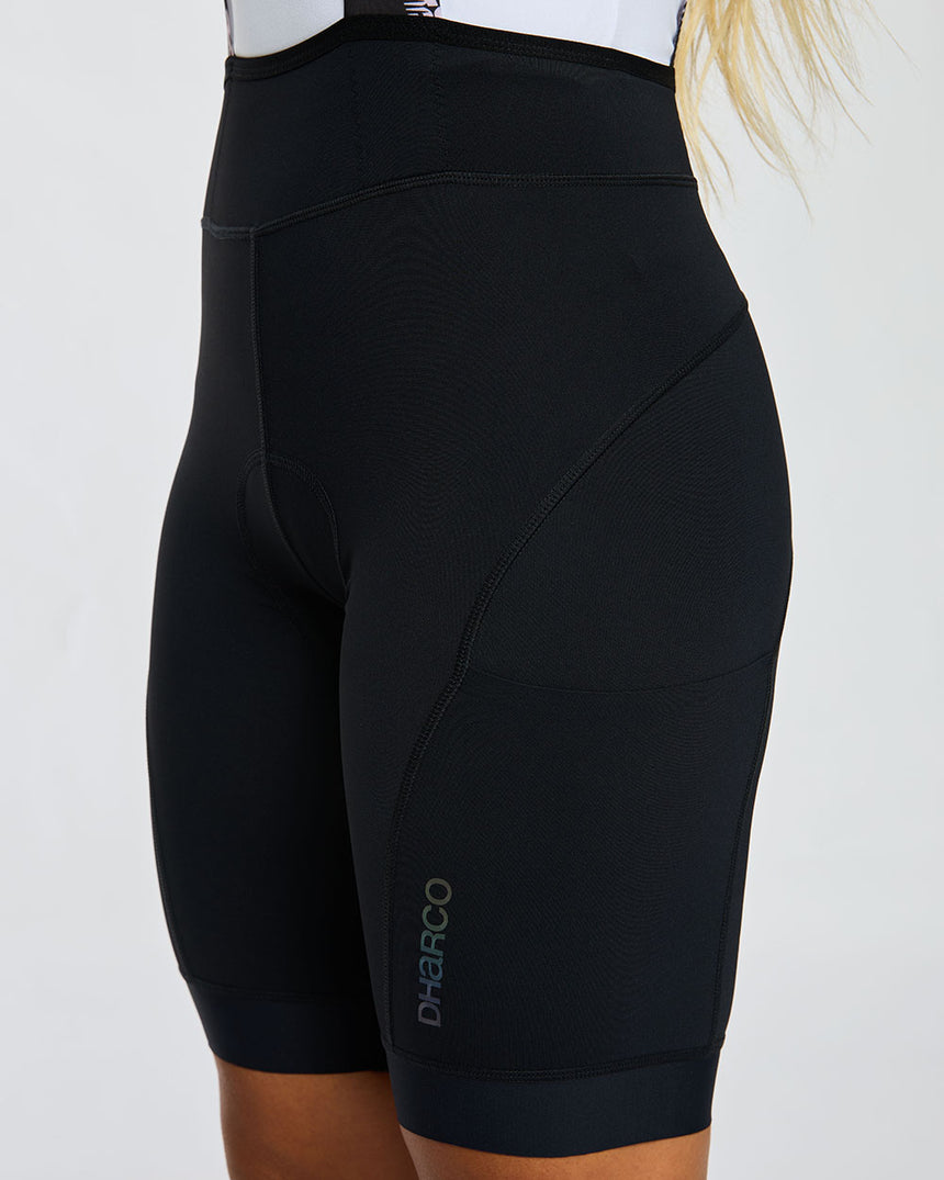 QOM Bib | Black/Check Please | Bibs | WOMENS BOTTOMS | DHaRCO | Image 6 of 10