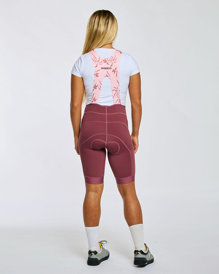 QOM Bib | Wild Ginger/Pink Palm | Bibs | WOMENS BOTTOMS | DHaRCO | Image 2 of 8