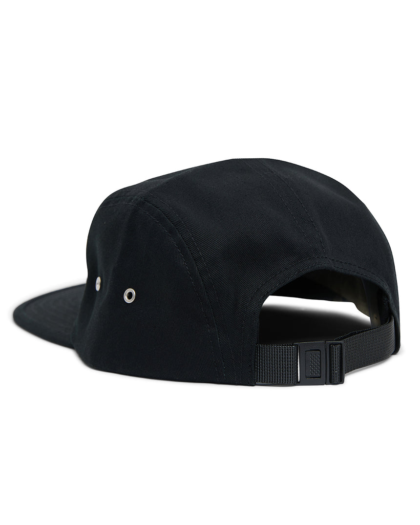 5 Panel Hat | Black | Caps | UNISEX ACCESSORIES | DHaRCO | Image 2 of 5
