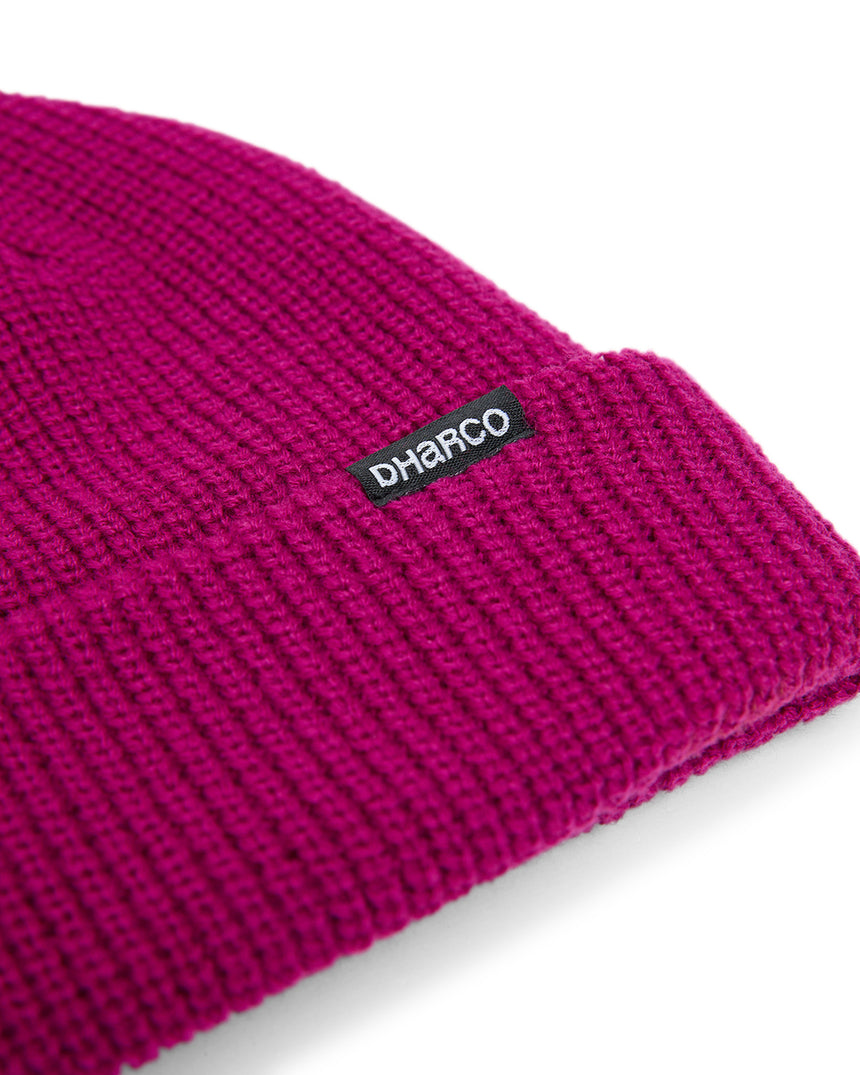 Loose U-Knit Beanie | Sangria | Beanies | UNISEX ACCESSORIES | DHaRCO | Image 3 of 5