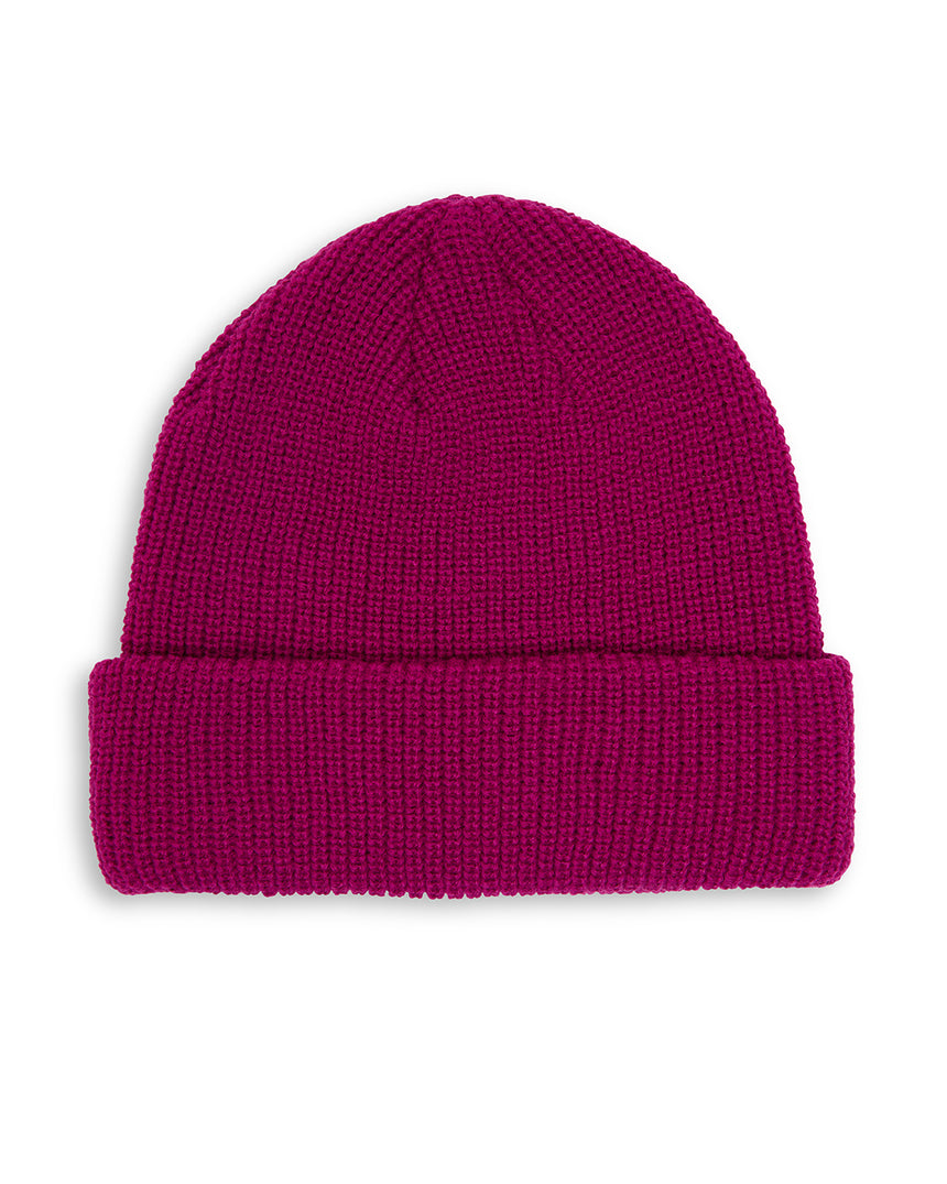 Loose U-Knit Beanie | Sangria | Beanies | UNISEX ACCESSORIES | DHaRCO | Image 2 of 5