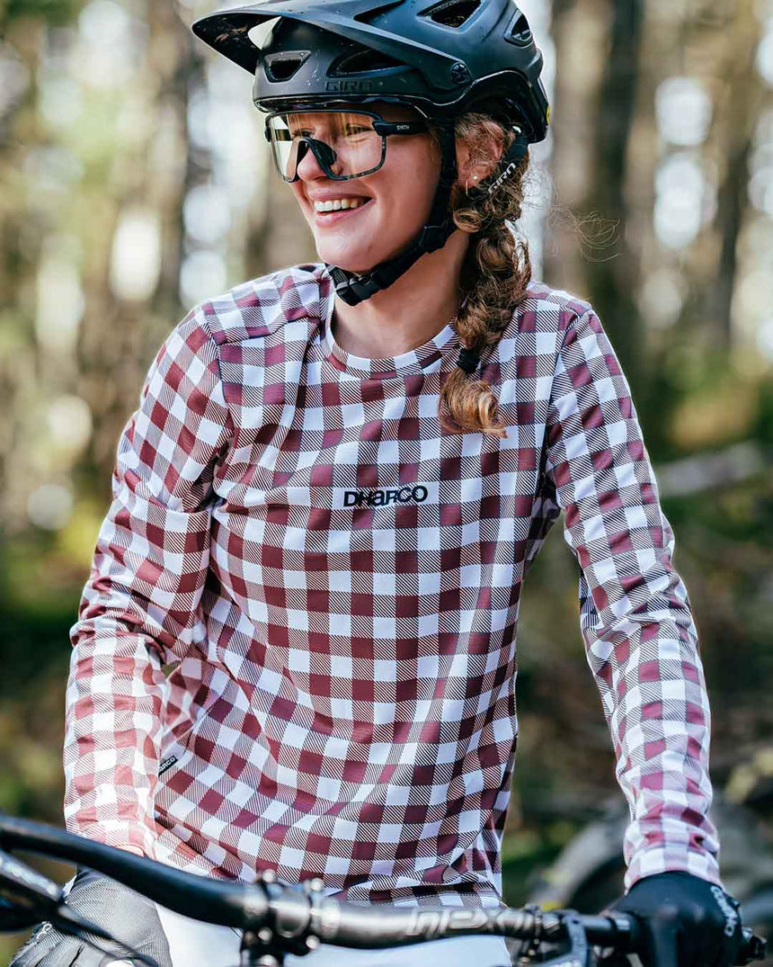 Womens Gravity Jersey | Sterling | Long Sleeves | WOMENS TOPS | DHaRCO | Image 8 of 8