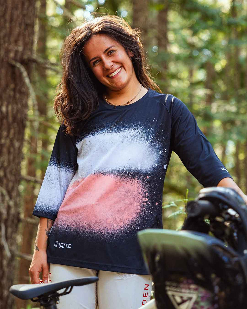 Womens 3/4 Sleeve Jersey | Cosmic | 3/4 Sleeves | WOMENS TOPS | DHaRCO | Image 7 of 7