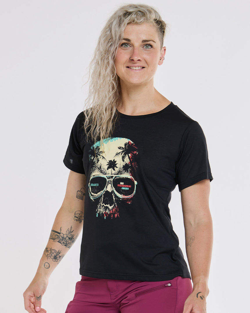 Womens Short Sleeve Tech Tee | Eddie | Short Sleeves | WOMENS TOPS | DHaRCO | Image 1 of 6