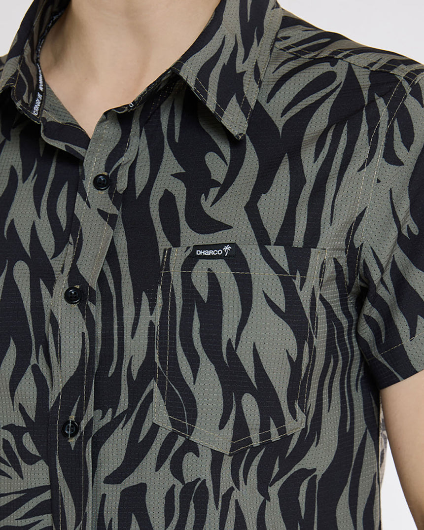 Womens Tech Party Shirt | Cypress | Short Sleeves | WOMENS TOPS | DHaRCO | Image 5 of 6