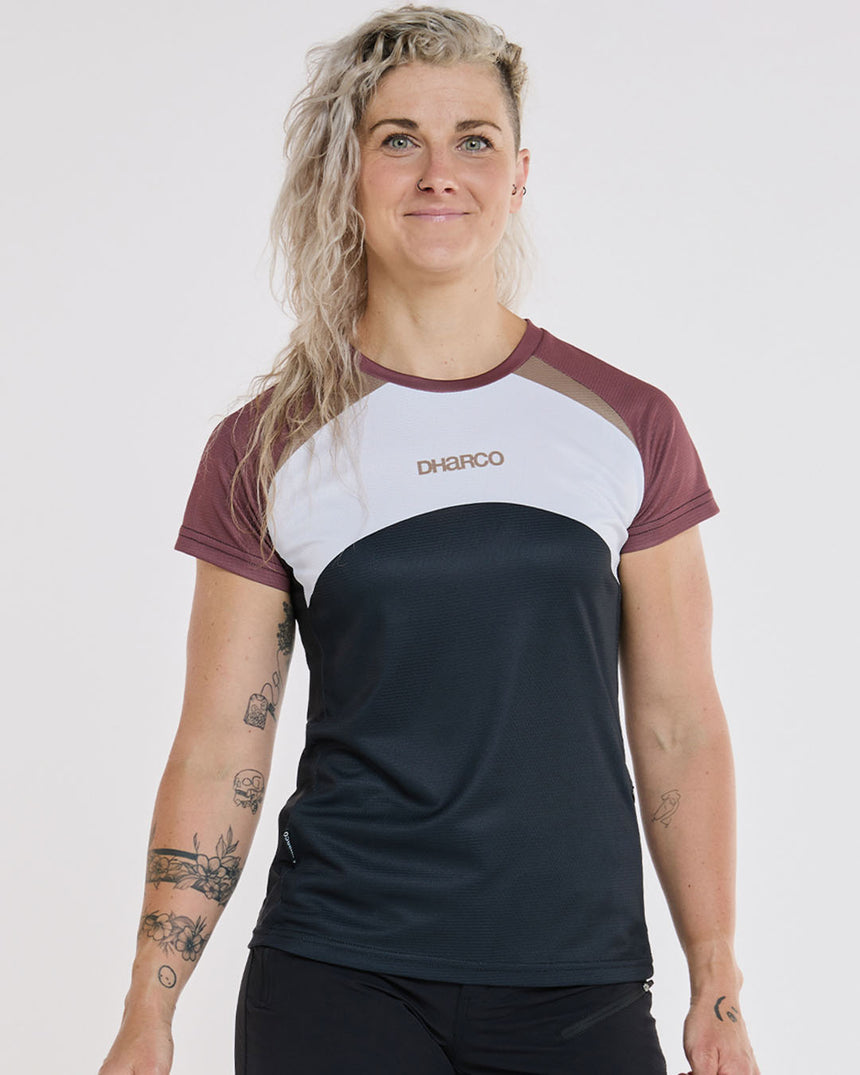 Womens Short Sleeve Jersey | Lotus | Short Sleeves | WOMENS TOPS | DHaRCO | Image 1 of 5