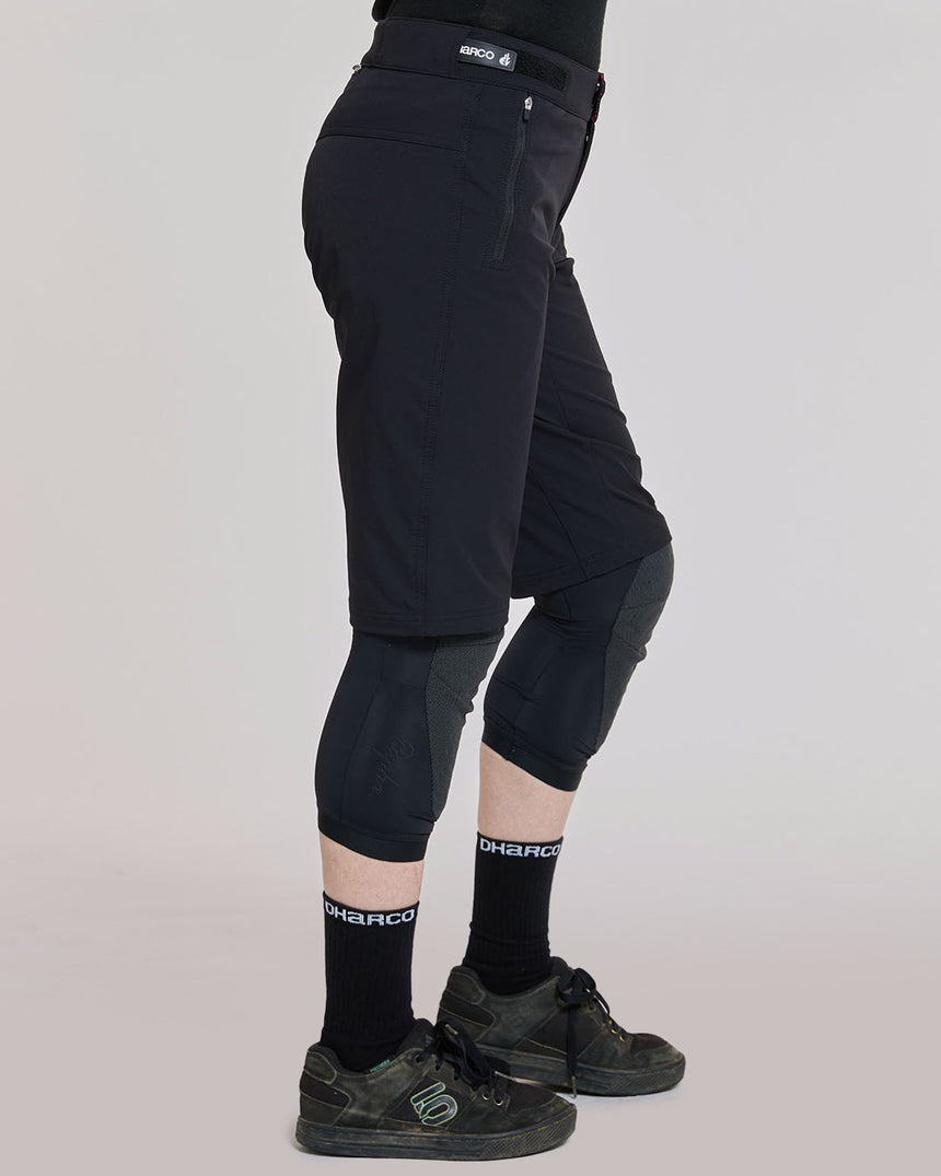 Womens Gravity Shorts | Black | Gravity Shorts | WOMENS BOTTOMS | DHaRCO | Image 4 of 6