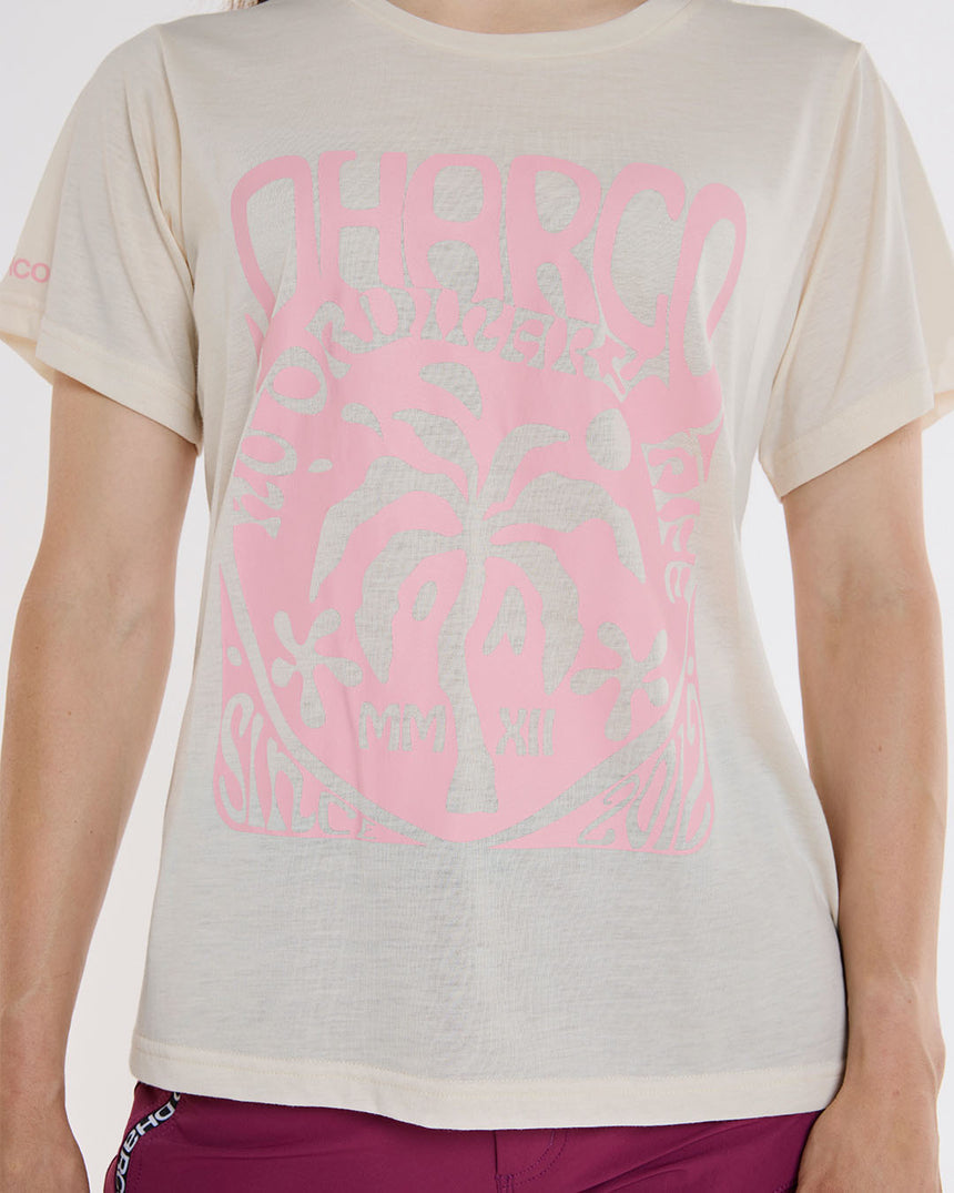 Womens Short Sleeve Tech Tee | Bone | Short Sleeves | WOMENS TOPS | DHaRCO | Image 5 of 5