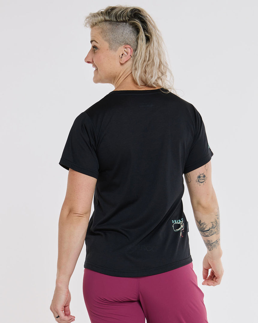 Womens Short Sleeve Tech Tee | Eddie | Short Sleeves | WOMENS TOPS | DHaRCO | Image 2 of 6