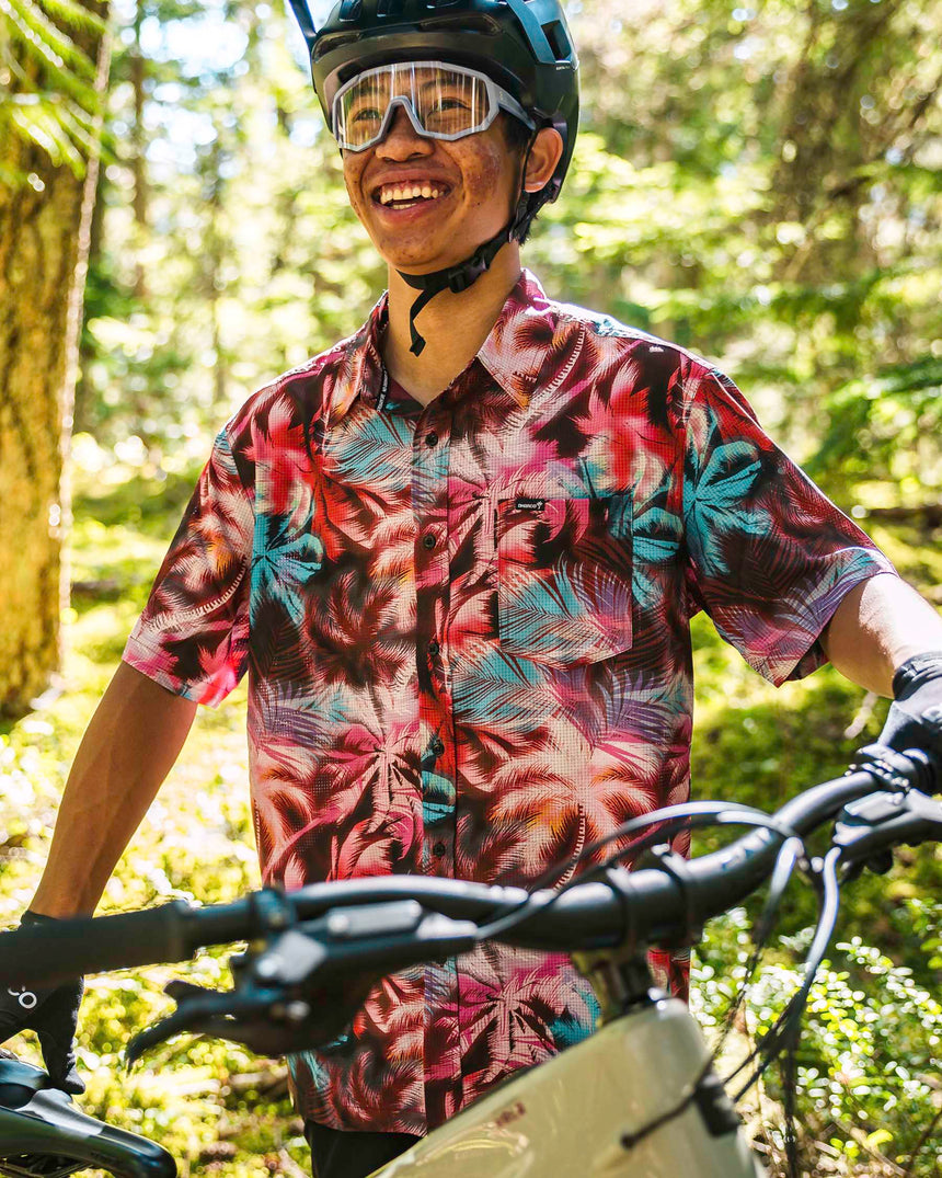 Mens Tech Party Shirt | Nebula | Short Sleeves | MENS TOPS | DHaRCO | Image 8 of 8