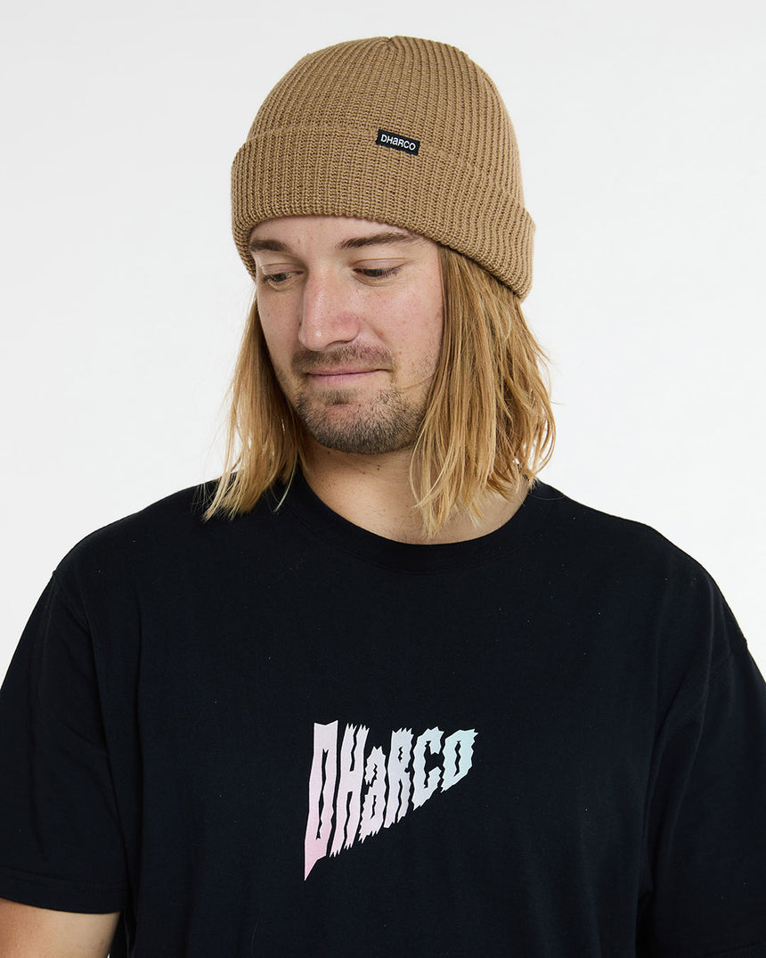 Loose U-Knit Beanie | Dust | Beanies | UNISEX ACCESSORIES | DHaRCO | Image 4 of 5