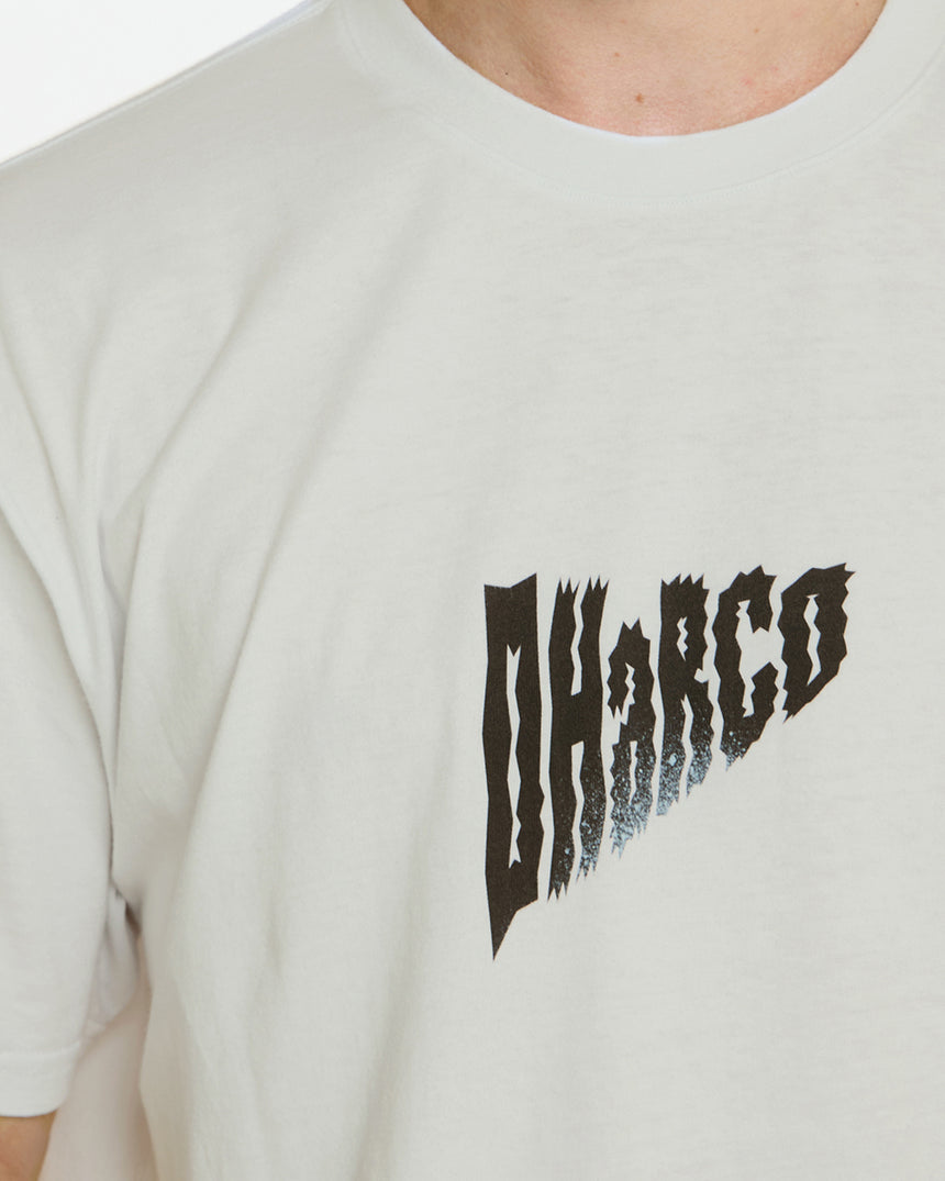 Mens Cotton Tee | White | Short Sleeves | MENS TOPS | DHaRCO | Image 6 of 6
