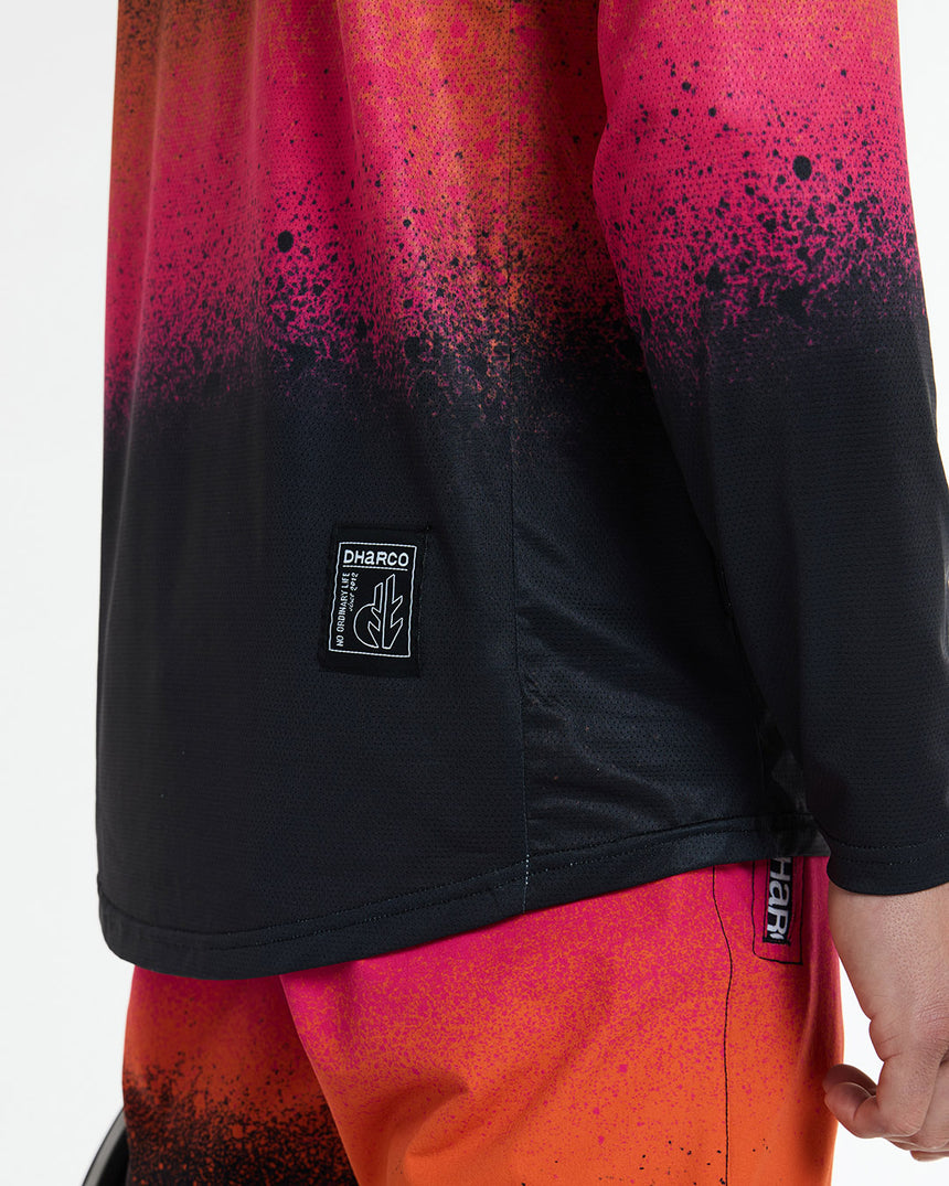 Mens Race Jersey | Black Snake | Long Sleeves | MENS TOPS | DHaRCO | Image 5 of 6