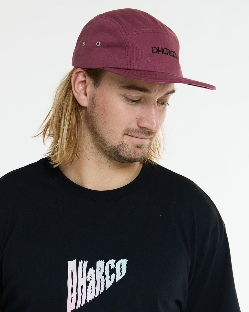 5 Panel Hat | Sangria | Caps | UNISEX ACCESSORIES | DHaRCO | Image 4 of 5