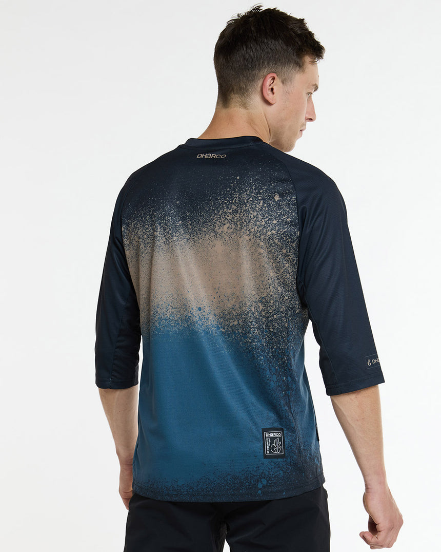 Mens 3/4 Sleeve Jersey | Dusty Waters | 3/4 Sleeves | MENS TOPS | DHaRCO | Image 3 of 6