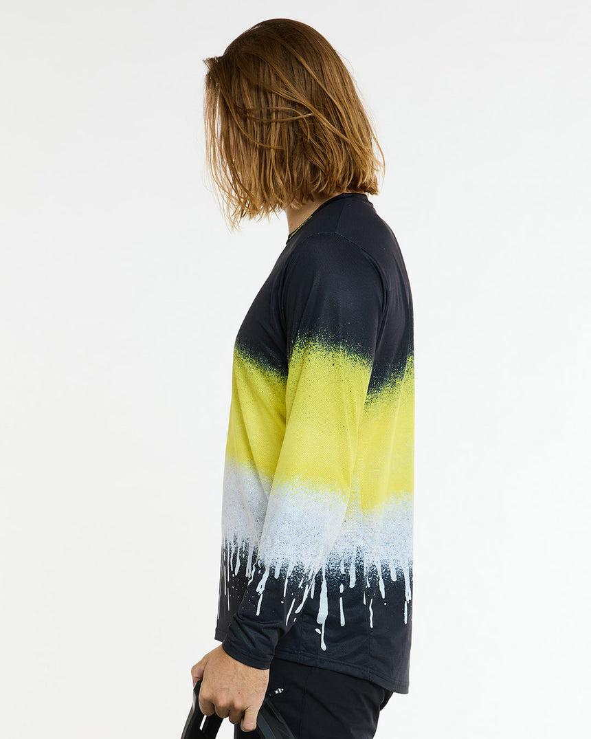 Mens Race Jersey | Acid Rain | Long Sleeves | MENS TOPS | DHaRCO | Image 2 of 6