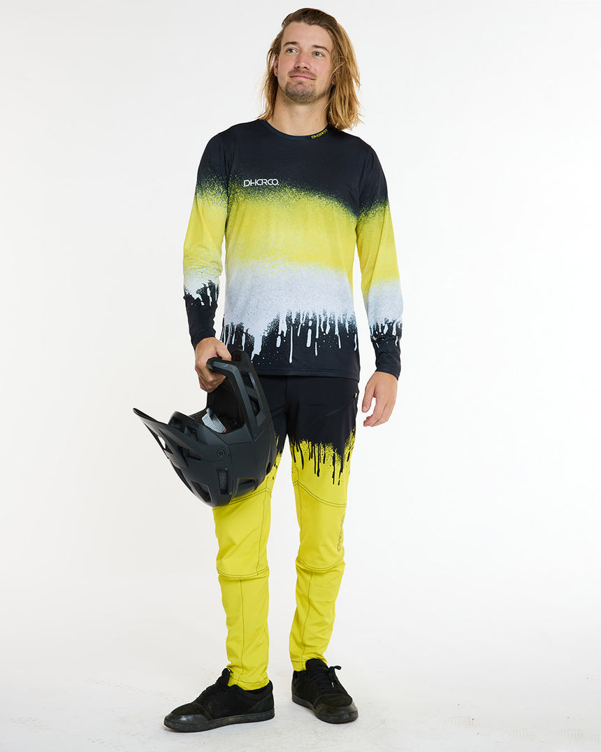 Mens Race Jersey | Acid Rain | Long Sleeves | MENS TOPS | DHaRCO | Image 3 of 6