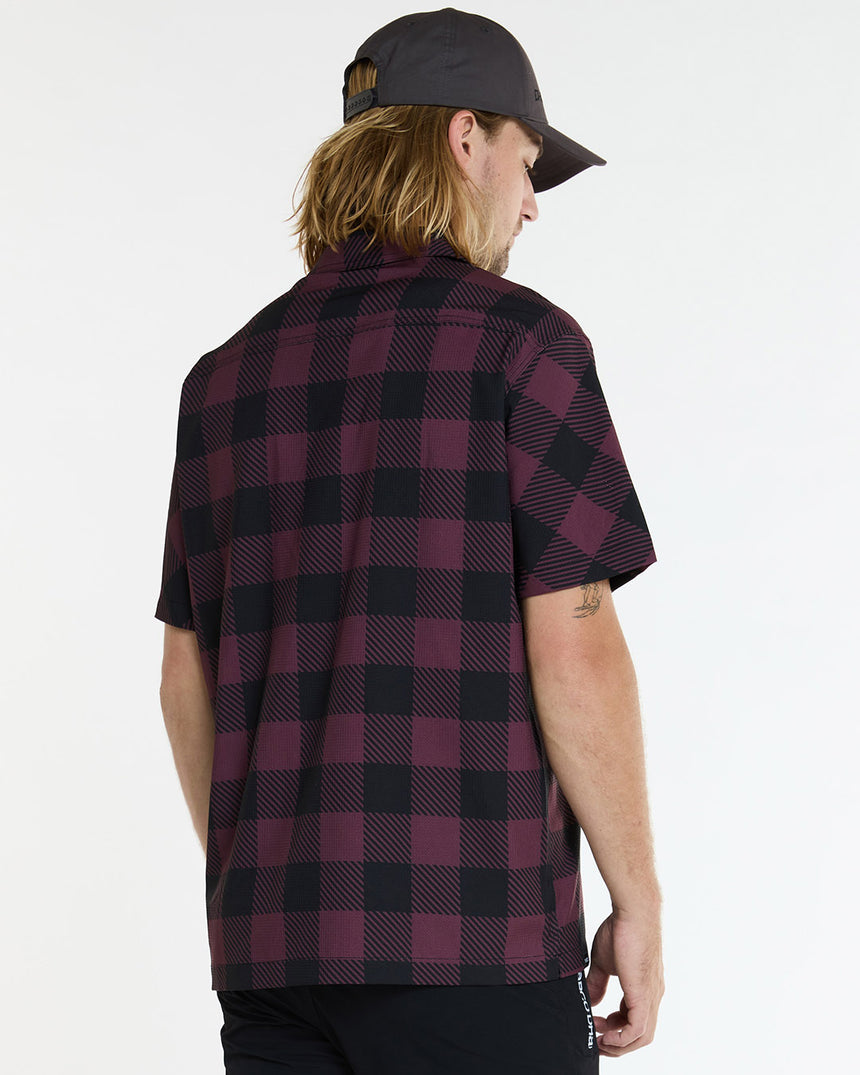 Mens Tech Party Shirt | Nelson | Short Sleeves | MENS TOPS | DHaRCO | Image 3 of 6