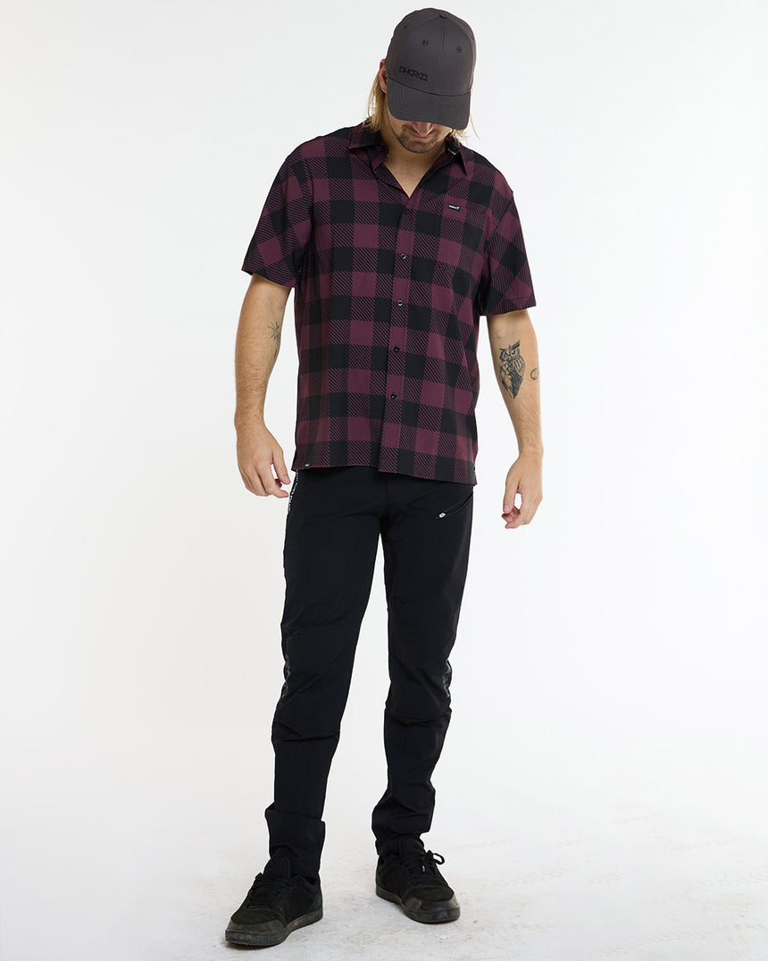Mens Tech Party Shirt | Nelson | Short Sleeves | MENS TOPS | DHaRCO | Image 4 of 6